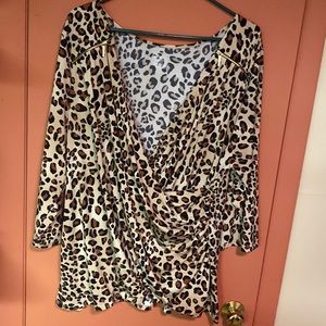 Lane Bryant Animal Print Top